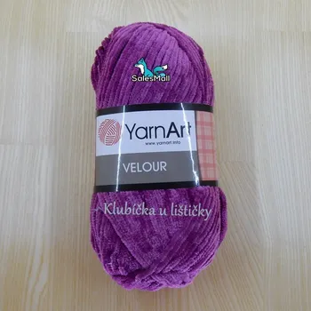 Příze YarnArt příze Velour 855 - bordó