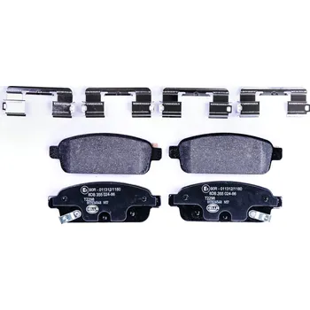 Brzdová destička Sada brzdových destiček, kotoučová brzda HELLA 8DB 355 024-861