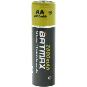 Držák blesku Nabíjecí baterie AA Batmax 2800mAh 1.2V Ni-MH
