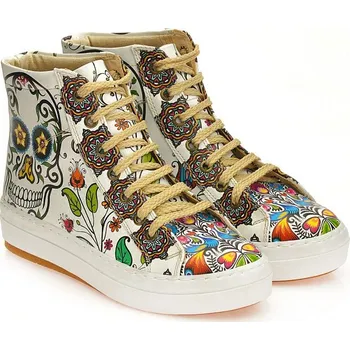 Dámské tenisky Dámské kotníkové tenisky Goby s lebkou WCV2032 36