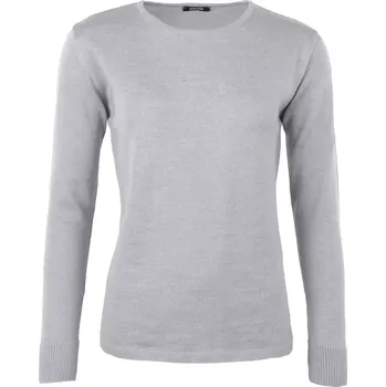 Dámský svetr Dámský vlněný svetr Merino XL Šedá