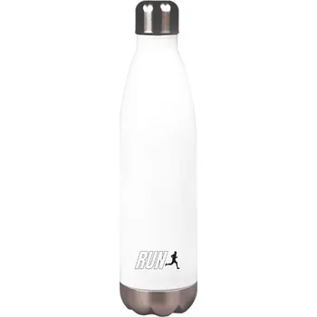 Pánské tričko Sportovní kovová láhev s potiskem Run Woman