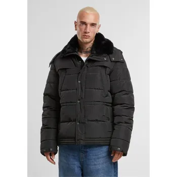 Puffer Jacket With Detachable Fur Collar XXL