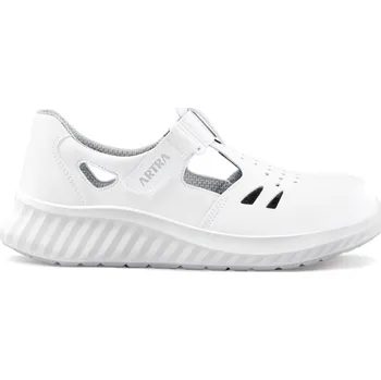 Pracovní obuv ARTRA Obuv ARMEN 9007 1010 S1, bílá, sandál s ocelovou špicí ARMEN 9007 1010 S1/38 Bílá 38