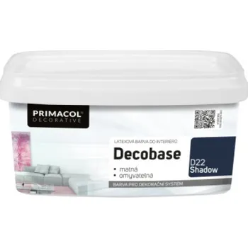 barva na zeď Primacol Decorative Decobase omyvatelná malířská barva, D22 Shadow, 1 l