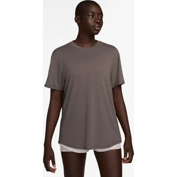 Nike One Relaxed tréninkové tričko - 0 - hnědá - S
