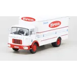 Hachette Berliet GAK Truck Biscuit Brun 2-Assi 1959 1:43 - časopis s modelem Berliet GAK Truck Biscuit Brun 2 Assi - kovový model auta 1/43