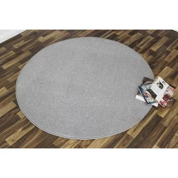 Koberec Kusový koberec Nasty 101595 Silber kruh, 133x133 (průměr) kruh, šedá, chodba / předsíň, Hanse Home - 1 rok na vrácení + DOPRAVA ZDARMA k Vám i zpět