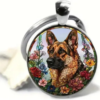 Přívěsek na klíče s německým ovčákem