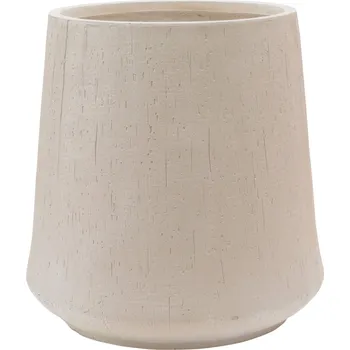 Květináč Baq Raindrop Darcy High Beige Ø 37 cm / V 42 cm