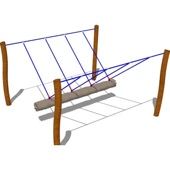 Dětské hřiště Playground System HERNÍ PRVEK - Tampová houpačka .