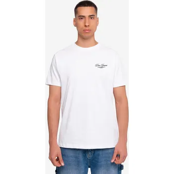 Pánské tričko Don Lemme Pánské regular fit triko Shimmer - white Velikost: XL