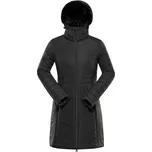 Dámský zimní kabát s ptx snow ALPINE PRO NORGA tmavě zelená M
