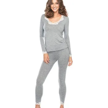 Dámská noční košile Kalhoty ANTIGEL (ENA0806-10), Barva šedá, Velikost M