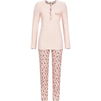 Souprava dámského spodního prádla Pyžamo dlouhé RINGELLA (4561203-08), Velikost 40, Barva růžová