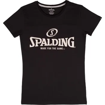 Dámské tričko Triko Spalding Essential Logo Tee Damen 40221627-black Velikost M