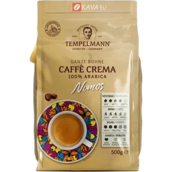 Káva Tempelmann Nomos Caffe Crema zrnková káva 500g