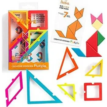 Puzzle Vykrajovátka puzzle creative cookies 6ks + 20 karet - Decora