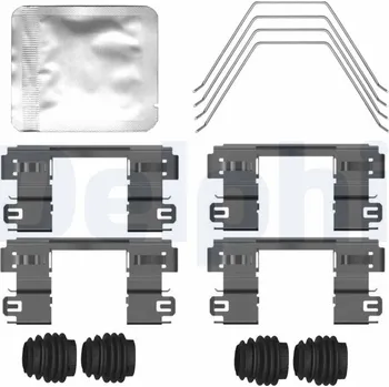 Přislušenství brzdového systému Sada příslušenství, obložení kotoučové brzdy DELPHI LX0797