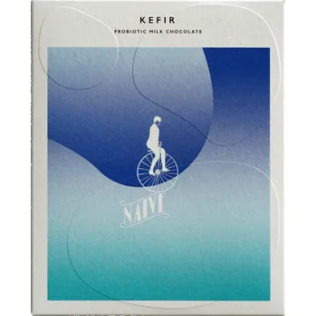 Čokoláda CHOCOLATE NAIVE 57% KEFÍR DARK MILK -57g (NAIVE)