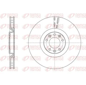 Brzdový kotouč Brzdový kotouč REMSA 61629.10