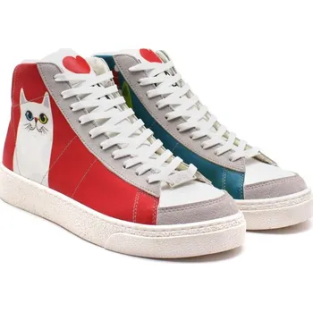 Dámské tenisky Goby dámské kotníkové tenisky s kočkama BLZ104 40
