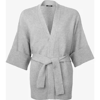 Dámské kalhoty Dámské vlněné kimono Šedá S