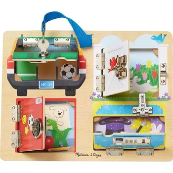 Bystrá hlava MELISSA & DOUG - výuková hračka ODEMYKÁNÍ ZÁMKŮ