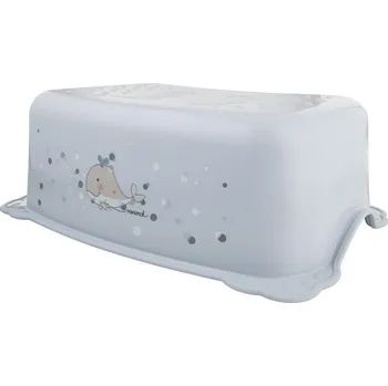 Kojenecká hygiena Maltex Stupínek protiskluzový Velrybka Minimal Satin blue