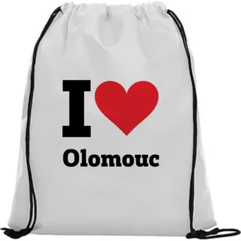 Vak na záda - I love Olomouc Zelená