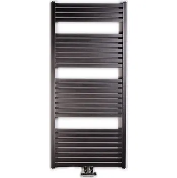 Radiátor thermal-trend Těleso koupelnové 600/1850 typ KH TT, středové připojení, černé