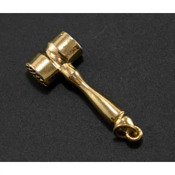 Přívěsek Kovový přívěšek - palička - 3 cm x 1,3 cm