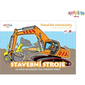 omalovánky Kresli.To Stavařské omalovánky Stavební stroje (2021)