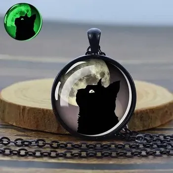 Řetízek Řetízek kočka - svítí ve tmě (6)