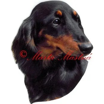 Samolepka jezevčík dlouhosrstý 236