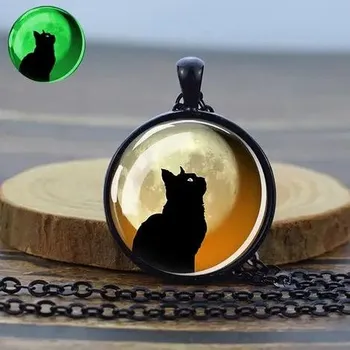 Řetízek Řetízek kočka - svítí ve tmě (7)