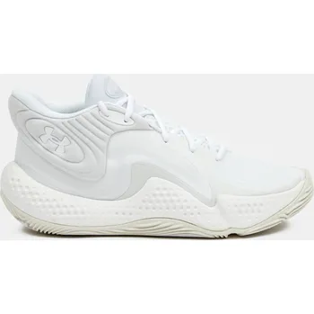 Pánské tenisky Unisexové boty Under Armour UA Spawn 6 Mid 3027647-102 Bílá 13