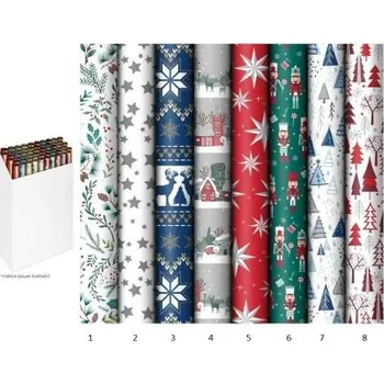 Balící papír Dárkový papír role 70cmx10m 5