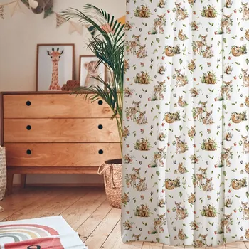 Dekorační látka Lesní zvířátka bez obšití 150