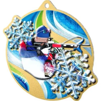 Poháry Bauer Kovová medaile MDM01M06 | Biatlon