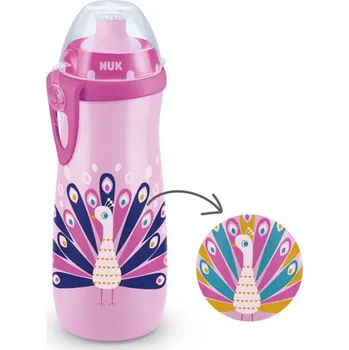 Kojenecká láhev Dětská láhev NUK Sports Cup Disney Peacock 450 ml