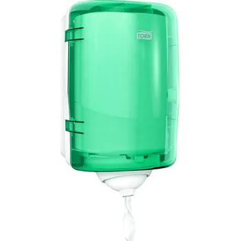 Zásobník na papírové ručníky ZÁSOBNÍK NA PAPÍROVÉ RUČNÍKY V MINIROLI TORK REFLEX TYRKYS M3 - 1KS