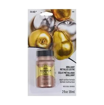 Speciální výtvarná barva FolkArt Treasure Rose Gold - Metalická barva s intenzivním leskem 50 ml