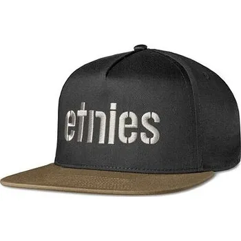Kšiltovka Kšiltovka Etnies CORP SNAPBACK Black/Brown velikost O/S
