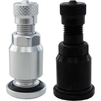 Sada na opravu pneumatiky Bezdušové ventily V2.04.1, pro osobní auta, stříbrné nebo černé - Ferdus, Barva: černá