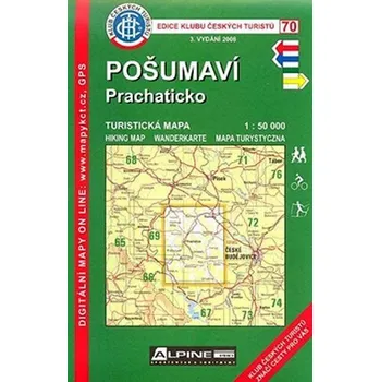 POŠUMAVÍ - PRACHATICKO Č.70 1:50 TIS. - 70