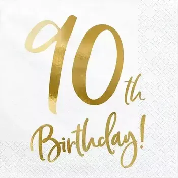 Papírový ubrousek Papírové ubrousky 90. narozeniny