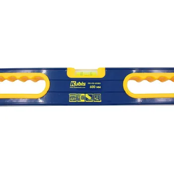 Vodováha vodováha s rukojetí 600mm přesnost 0,5mm/m nastavitelná kapsle 360 protiskluzové