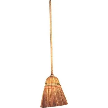 Zahradní nářadí koště čirokové-prošité s holí 95cm