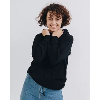 Dámská mikina Dámská mikina Kašmír Blend s kapucí Černá M-L